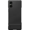 Sony Xperia 5 V Backcover Schwarz Mit Ständer