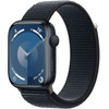 Apple Watch Series 9 45mm Midnight Aluminum Sport Watch Strap