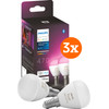 Philips Hue Luster Kugellampe White & Color E14 6er-Pack