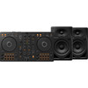 Pioneer DJ DDJ-FLX4 + Pioneer DJ DM-40D Schwarz