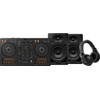 Pioneer DJ DDJ-FLX4 + Pioneer DJ HDJ-X5 Schwarz + Pioneer DJ DM-40D Schwarz