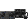 Pioneer DJ DDJ-FLX6 + Pioneer DJ HDJ-CUE1 + Pioneer DJ DM-40D Black