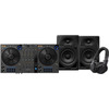 Pioneer DJ DDJ-FLX6 + Pioneer DJ HDJ-CUE1 + Pioneer DJ DM-40D-BT Black