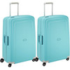 Samsonite S'Cure Spinner 75cm Aqua Blue Duo Suitcase Set