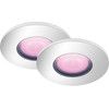 Philips Hue Xamento Recessed Spot Light Bathroom Chrome White and Color 2-pack