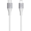 BlueBuilt USB-C-auf-Lightning-Kabel 1,5 m Nylon Weiß