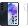 Samsung Galaxy A55 128GB Dunkelblau 5G + BlueBuilt Backcover Transparent