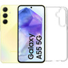 Samsung Galaxy A55 256GB Gelb 5G + BlueBuilt Backcover Transparent