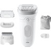 Braun Silk·épil 7-041 Weiß/Silber