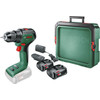 Bosch UniversalDrill 18V-60 + 2,5 Ah Akku (2x) + Systembox S