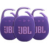 JBL Clip 5 Lila 3er-Pack