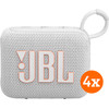 JBL Go 4 Weiß 4er-Pack