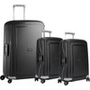 Samsonite S'Cure Spinner 55 + 55 + 75 cm Black Kofferset