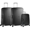 Samsonite S'Cure Spinner 75cm + 75cm + 55cm Black Suitcase Set