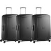 Samsonite S'Cure Spinner 75 cm Black Triple Kofferset