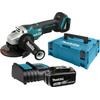 Makita DGA505ZJ + 3,0-Ah-Akku und Ladegerät