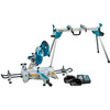 Makita DLS714NZ + 6,0-Ah-Akku (2 x) und Ladegerät + Untergestell