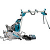 Makita DLS111ZU + 6,0-Ah-Akku (2 x) und Ladegerät + Untergestell