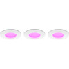 Philips Hue recessed spot light Slim 3-pack - White and color - 90mm