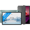 Lenovo Tab P12 Mattes Display 12,7 Zoll 128GB WLAN Grün + Book Case Grau