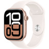 Apple Watch Series 10 46 mm Roségold Sportarmband M/L