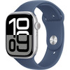 Apple Watch Series 10 46 mm Silber Sportarmband S/M