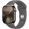 Apple Watch Series 10 4G 46 mm Titan Silber Sportarmband M/L