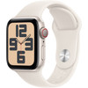 Apple Watch SE 2024 4G 40 mm Polarstern Sportarmband S/M