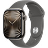 Apple Watch Series 10 4G 42 mm Titan Silber Sportarmband M/L