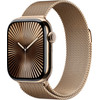 Apple Watch Series 10 4G 42mm Titanium Gold Milanese Watch Strap