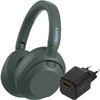 Sony ULT Wear Grün + BlueBuilt Quick-Charge-Ladegerät mit USB-A-Port 18 W Schwarz