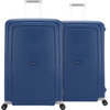 Samsonite S'Cure Spinner 81 cm Doppelpack Dark Blue