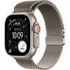 Apple Watch Ultra 3 5G 49 mm Natur Milanaise Armband M