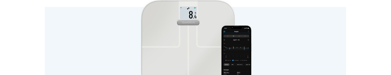 Garmin Index Smart Scale with Garmin Connect