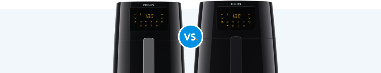 The differences between the Philips airfryer L and XL