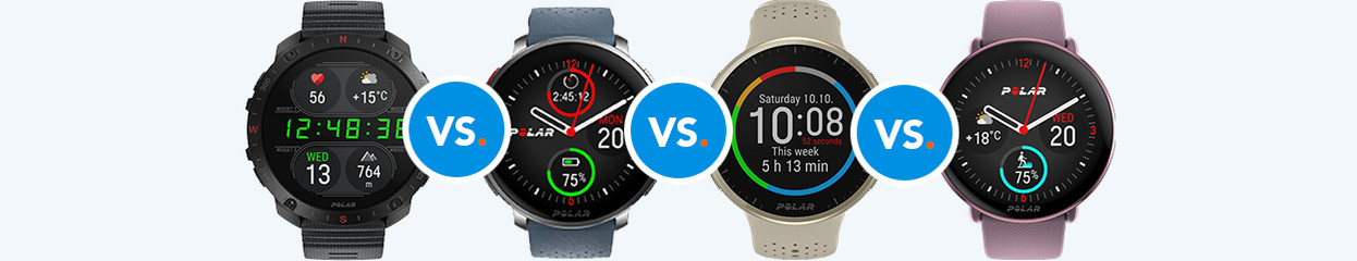 Compare all Polar smartwatch models Coolblue Free delivery returns