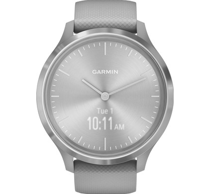 Garmin Vivomove | Coolblue Smartwatches 44 Sport - | Silber/Grau - 3 mm