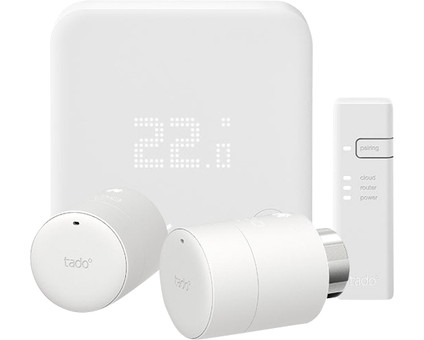 Tado Smart Thermostat V3+ Starter Pack + 2 Radiator Knobs