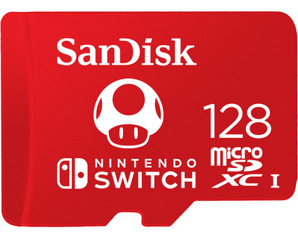 SanDisk microSDXC Extreme Gaming 128GB Toad (von Nintendo lizenziert)