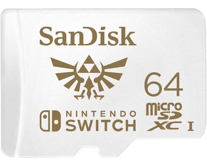 SanDisk microSDXC Extreme Gaming 64GB Zelda (von Nintendo lizenziert)