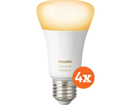 Philips Hue White Ambiance E27 Bluetooth 4er-Pack