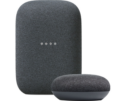 Google Nest Audio Charcoal + Nest Mini Charcoal