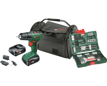 Bosch Easydrill 18 V-40 + 41-teiliges Bit- und Bohrerset