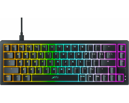 Xtrfy K5 Compact Gaming-Tastatur Qwertz Schwarz