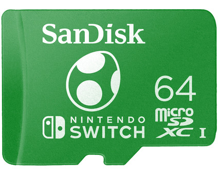 SanDisk microSDXC Extreme Gaming 64GB Yoshi (Nintendo licensed)