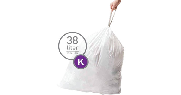 Simplehuman Trash Bags Code K - 38L (60 units) - Coolblue - Before 23:59,  delivered tomorrow