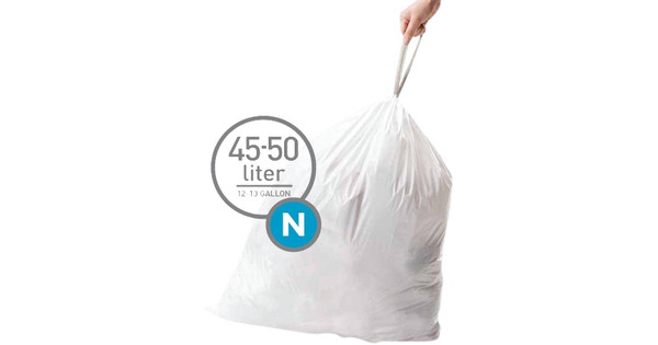 Simplehuman Trash Bags Code N - 45-50L (60 units)