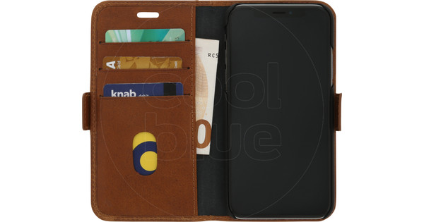 DBramante1928 Copenhagen Apple iPhone X / iPhone Xs Book Case Braun