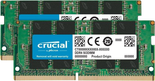 Crucial 16GB SODIMM DDR4-2400 Kit 2x 8GB