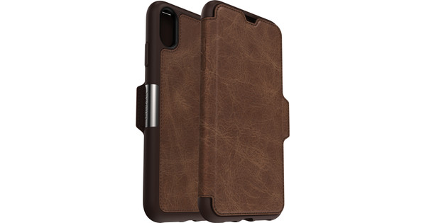 Otterbox Strada Apple iPhone Xs Max Book Case Braun